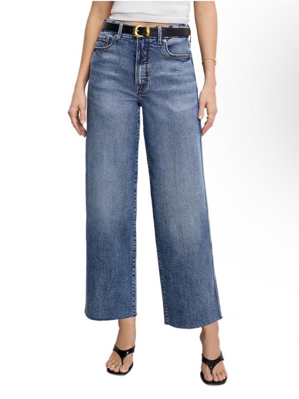 Good American Good Skate Crop Jeans